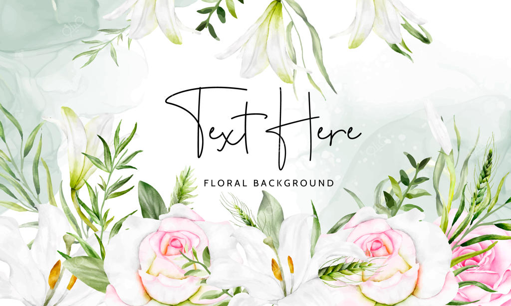 الگوی پس‌زمینه حلقه گل عاشقانه و زیبا