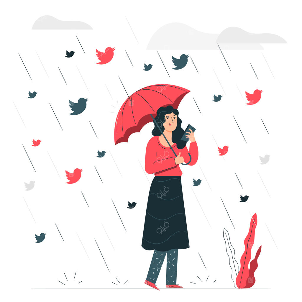 تصویری از مفهوم توییت‌طوفان