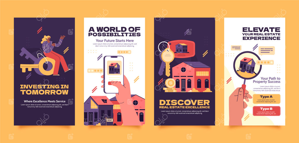 طراحی قالب املاک و مستغلات