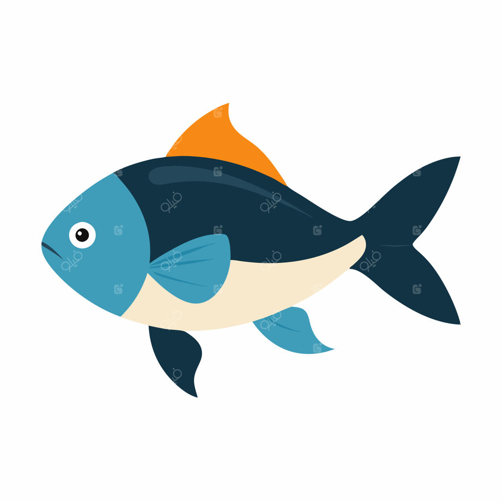 تصویرسازی وکتور ماهی دریایی