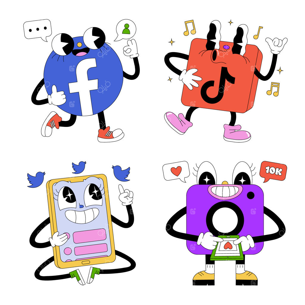 استیکرهای تند و تیز شبکه‌های اجتماعی