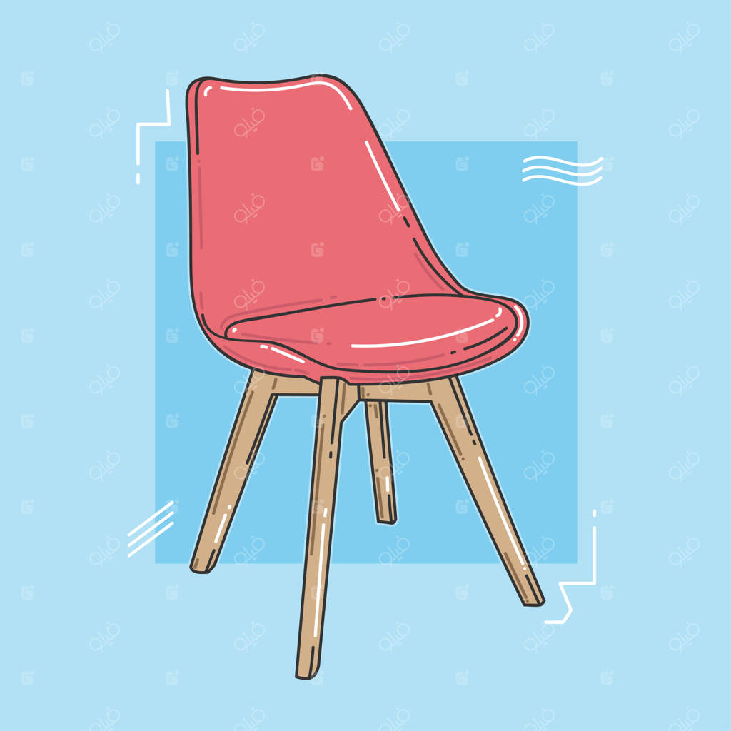 صندلی راحتی قرمز