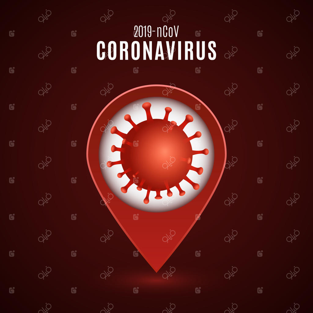 نشانه کووید-۱۹ برای نقشه