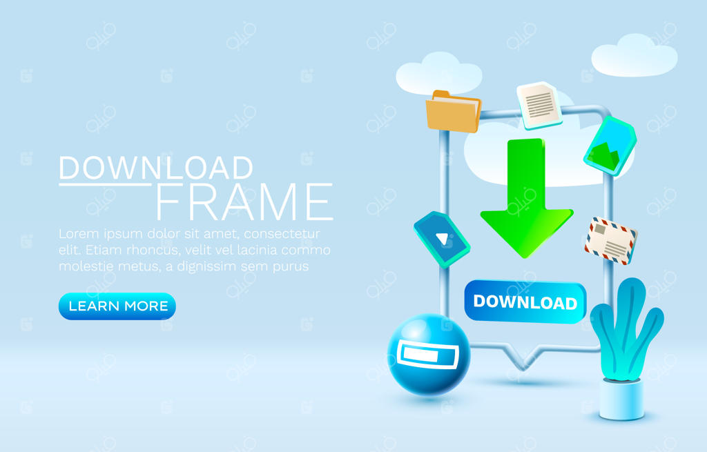دانلود پیام فناوری صفحه‌نمایش موبایل - وکتور نمایشگر گوشی هوشمند