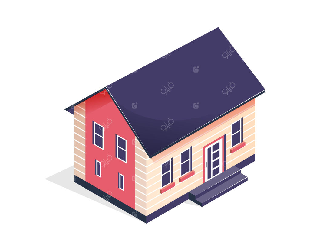 طرح مفهومی خانه ایزومتریک