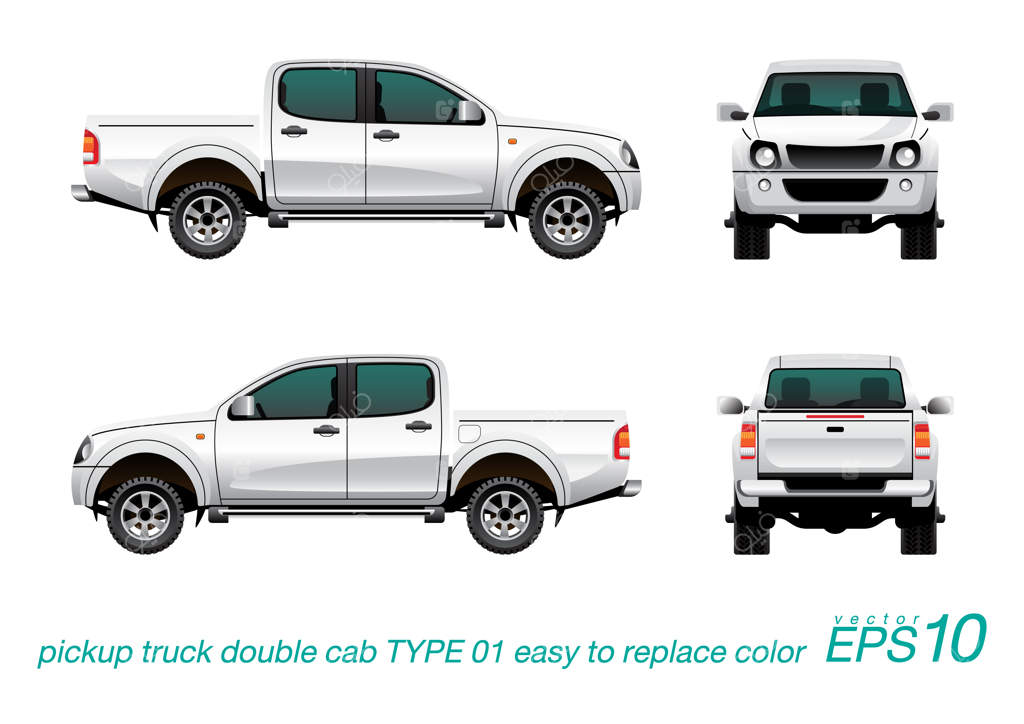 وانت دو کابین سفید