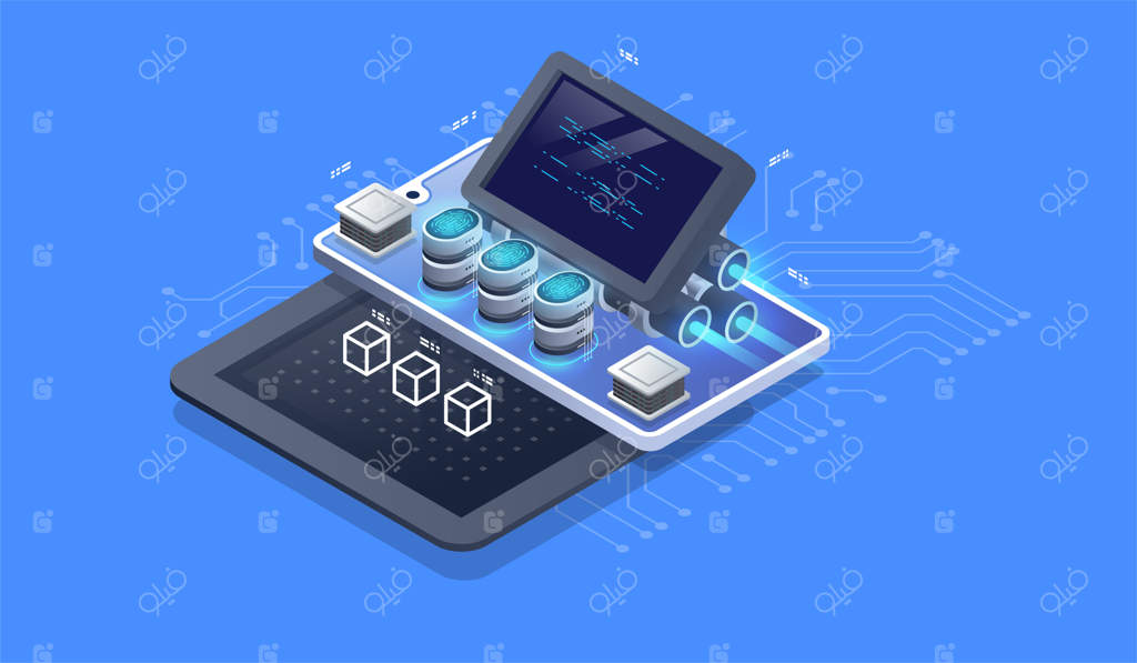 موتور وب، ابزارهای برنامه‌نویسی. توسعه نرم‌افزار. تصویری از تکنولوژی.