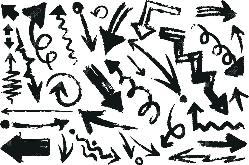 این مجموعه شگفت‌انگیز و پویا از فلش‌های دست‌کشیده، عالی برای پروژه‌های خلاقانه را کشف کنید