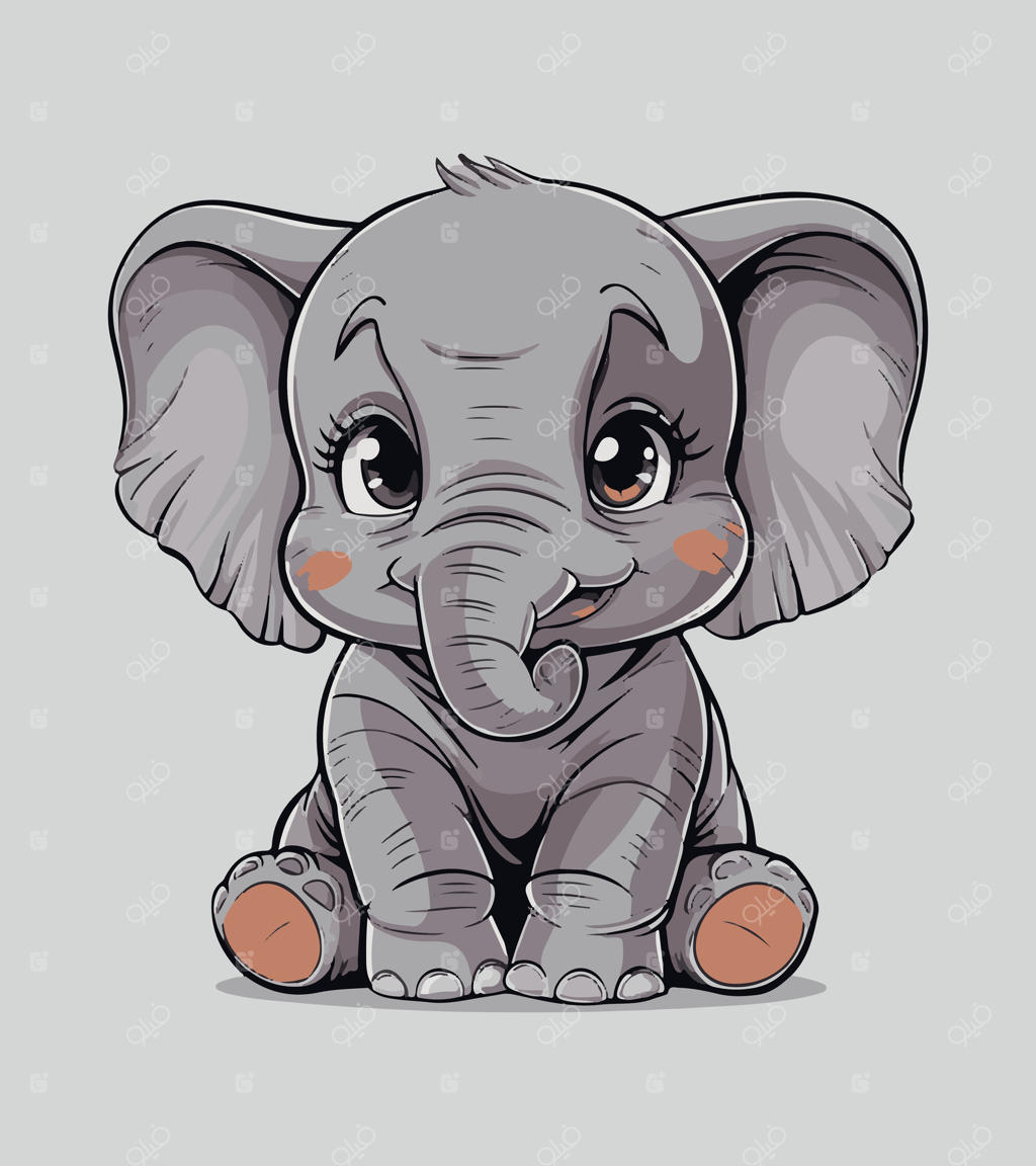 طرح بچه فیل