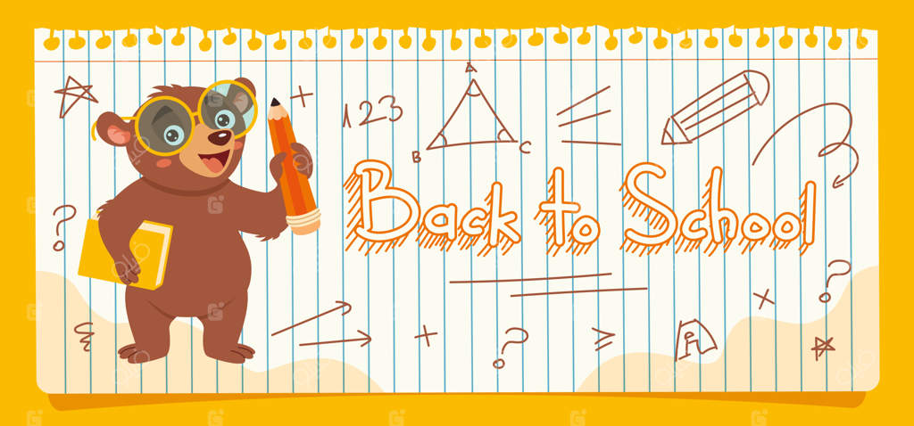 تصویرسازی آموزشی با خرس کارتونی