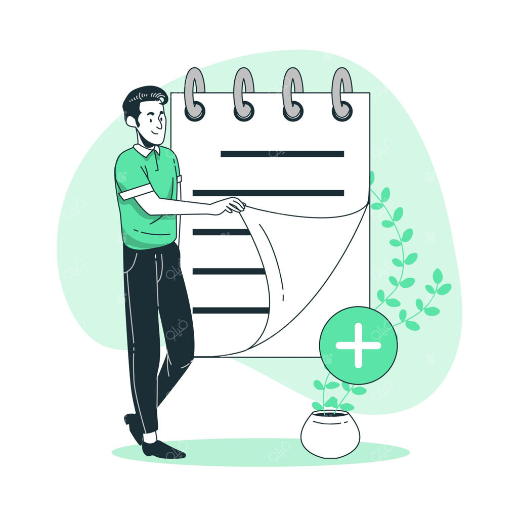 تصویرسازی ایده اضافه کردن یادداشت‌ها