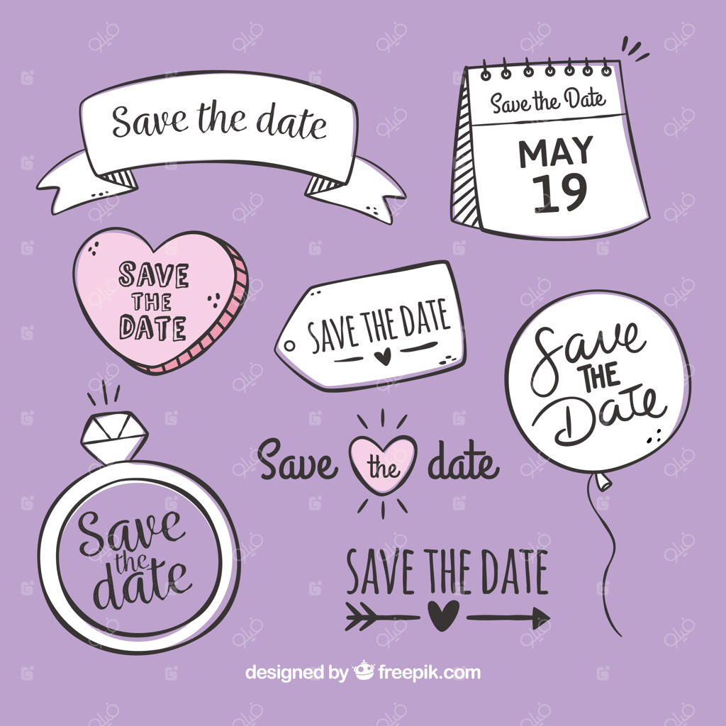 برچسب‌های عروسی دست‌ساز و متنوع جذاب