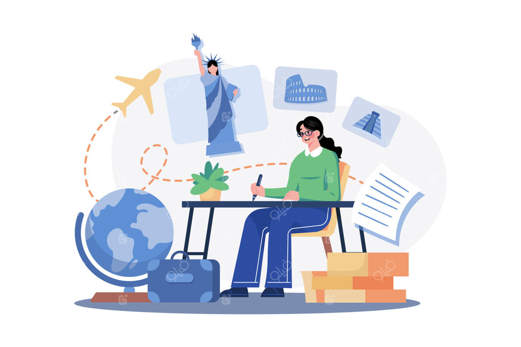 زن جوان درباره مقاصد جذاب سفر می‌نویسد