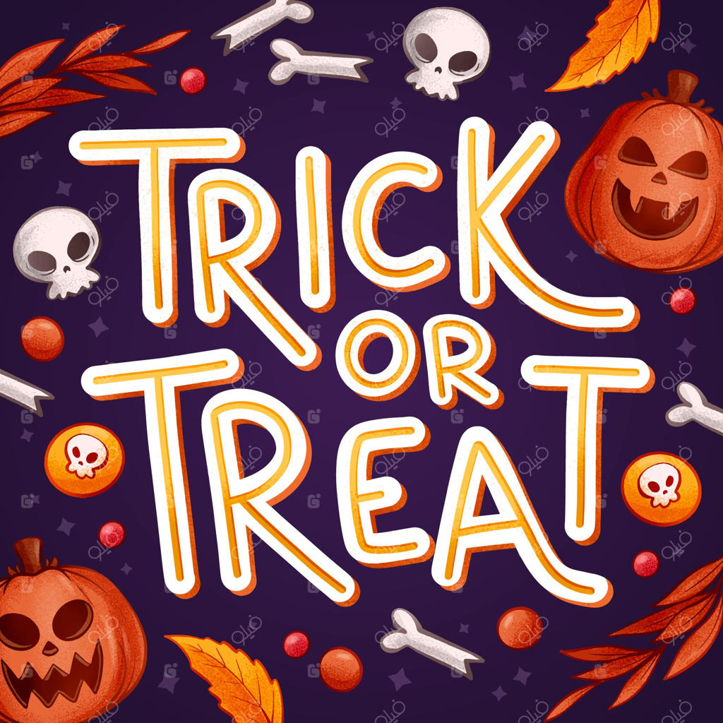 نوشته‌های دست‌نویس هالووین