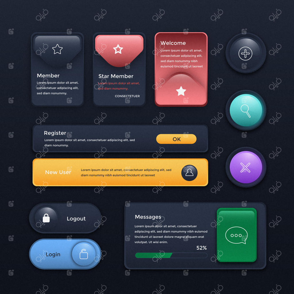 طراحی رابط و تجربه کاربری گرادینت