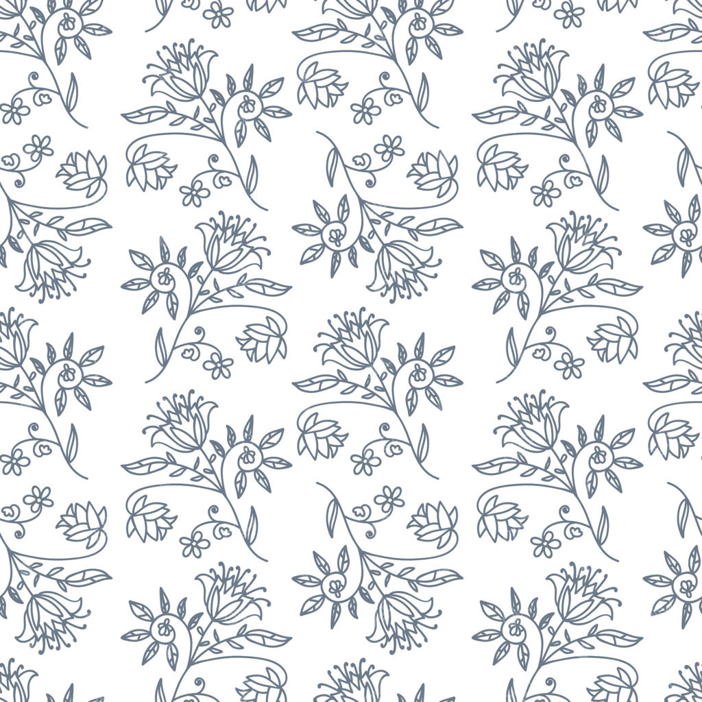 گل‌های خیال‌انگیز استوایی: الگوی تکرارشونده گل‌ها.