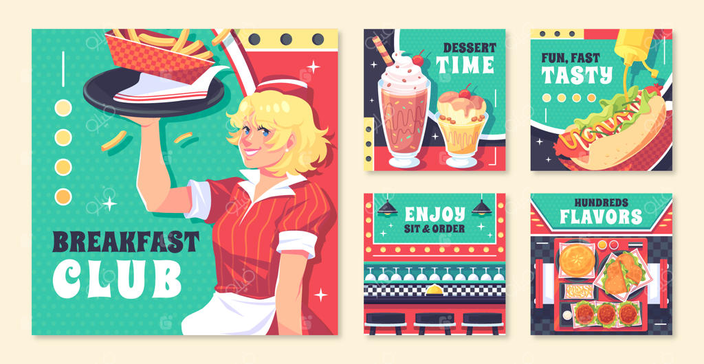 طراحی قالب رستوران