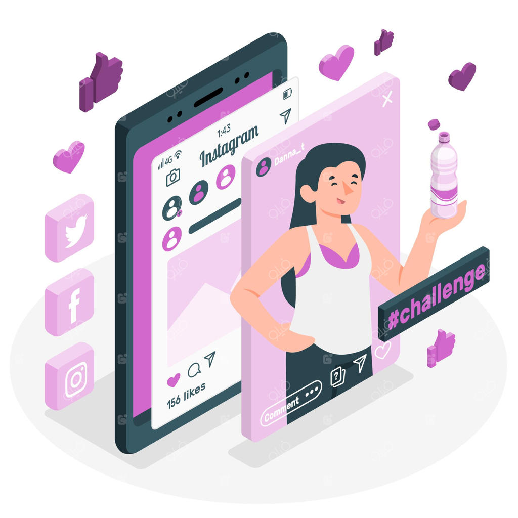 ایده تصویری چالش ویروسی