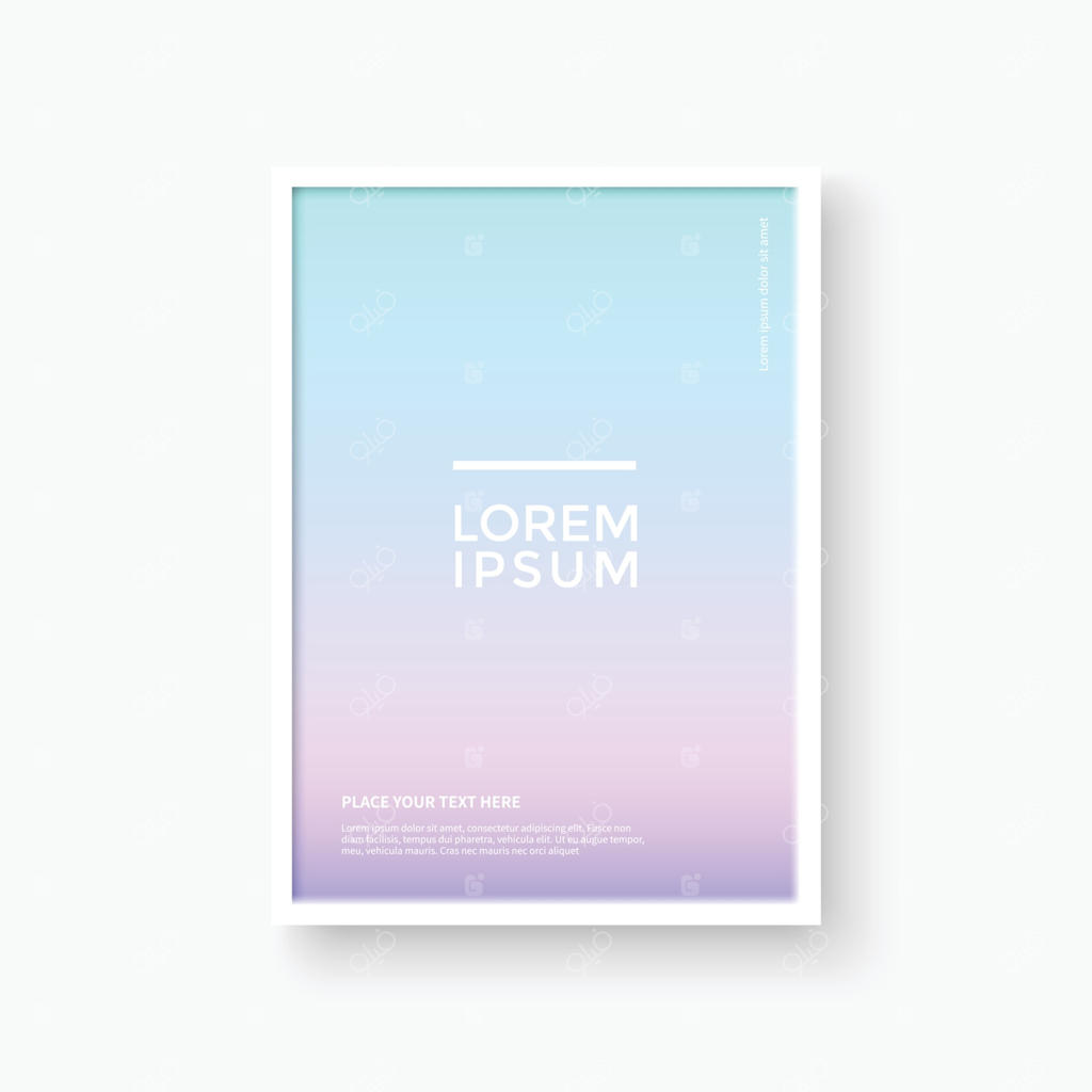 زمینه وکتور با گرادیان رنگی زیبا