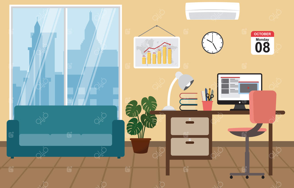 فضای کاری دفتر