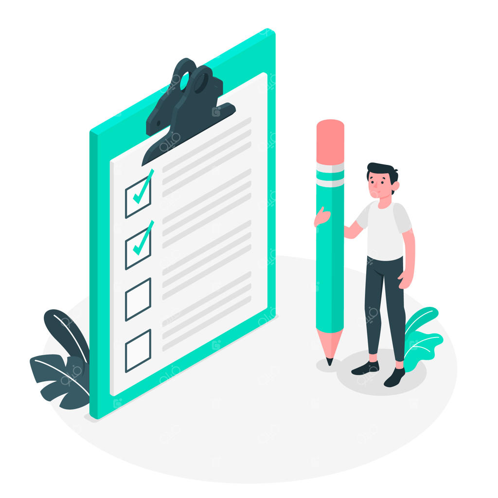 تصویرسازی از مفهوم چک‌لیست