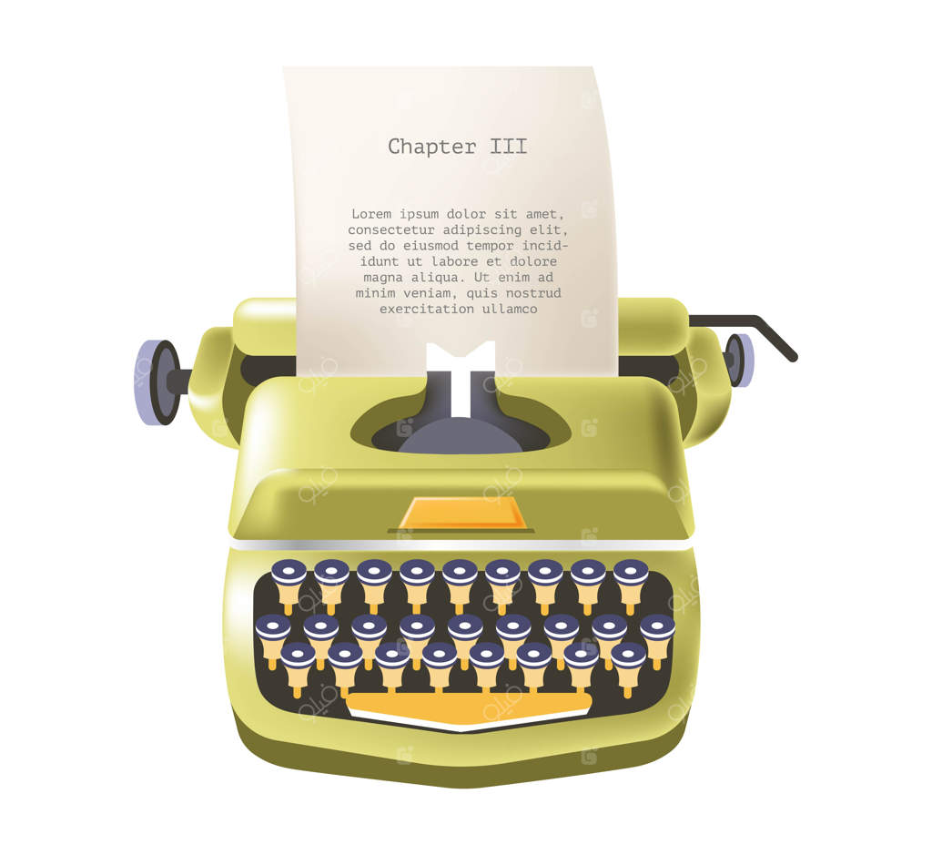 ماشین تایپ قدیمی دستگاه چاپ عتیقه