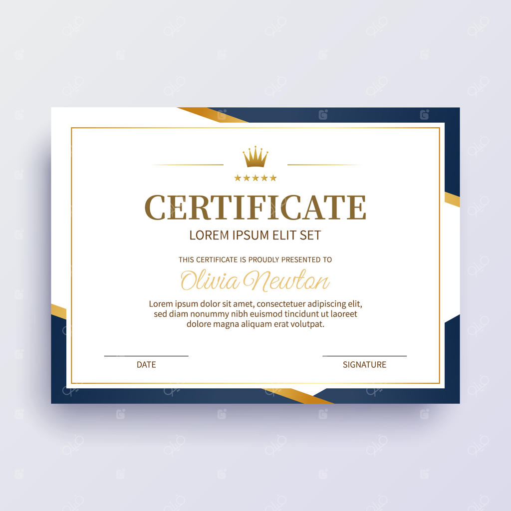 قالب گواهی دستاورد