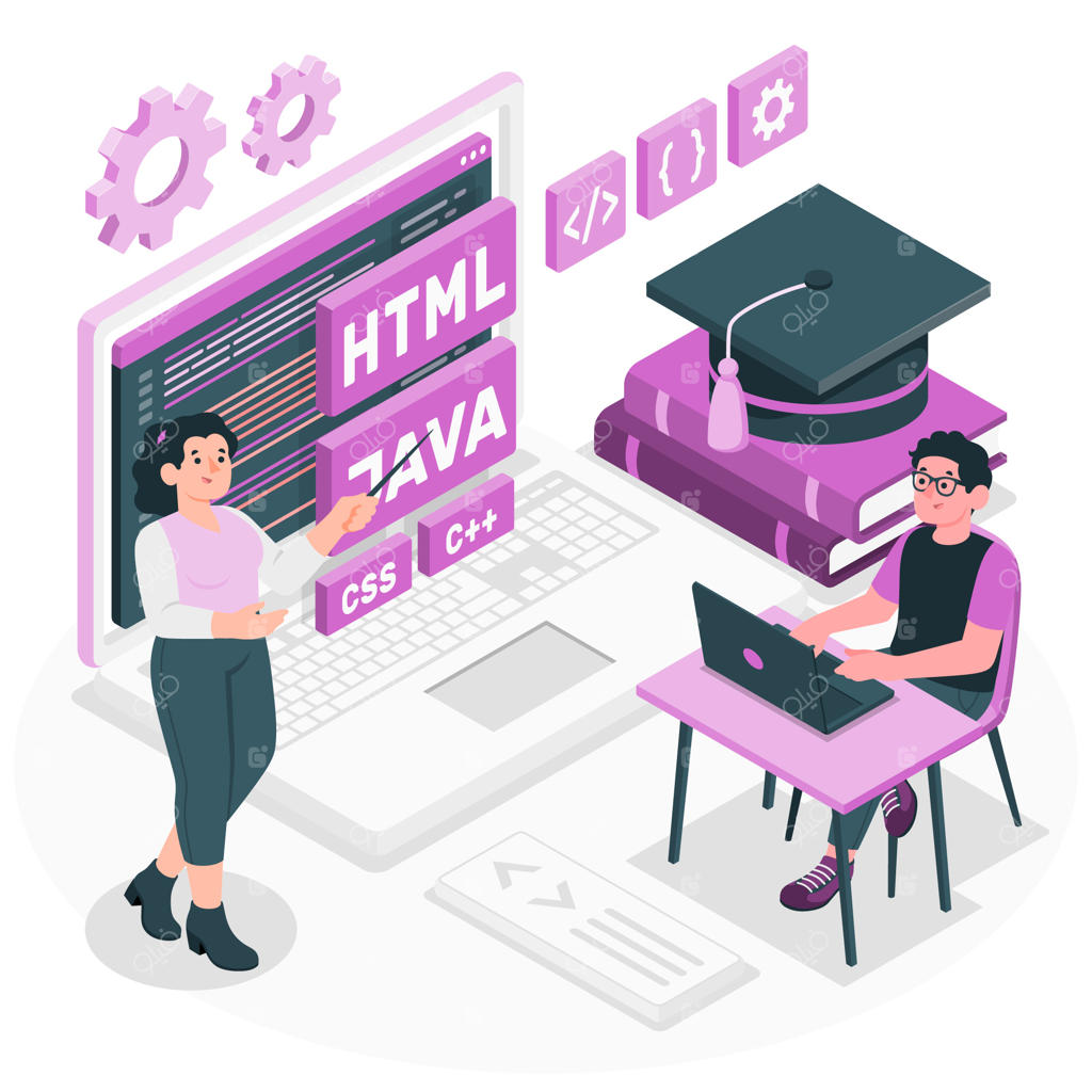 تصویرسازی مفهوم کارگاه کدنویسی