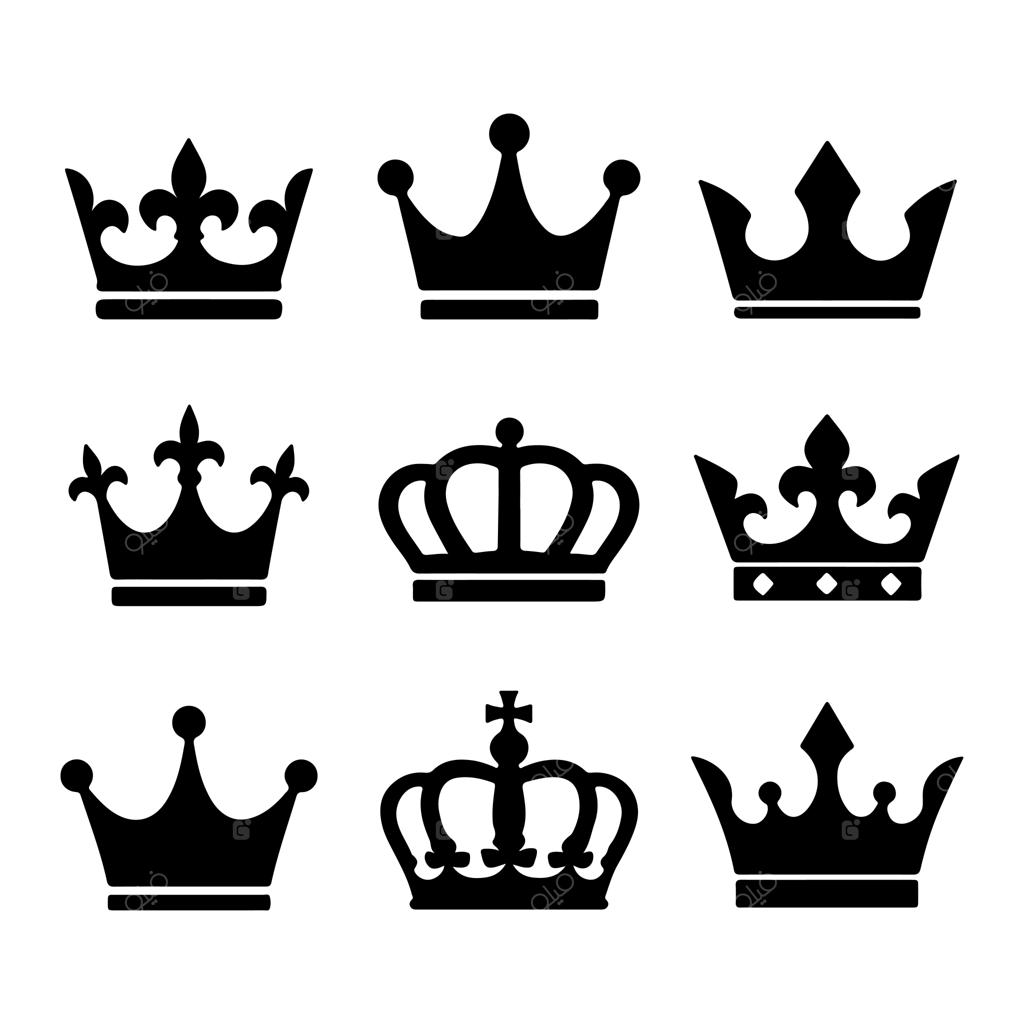 مجموعه سیلوئت تاج‌های سلطنتی