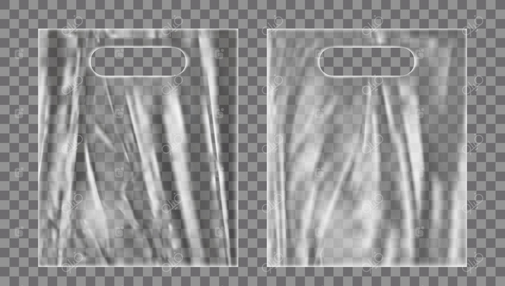 نمونه کیسه پلاستیکی خالی - بسته‌بندی پلی‌اتیلن ساده