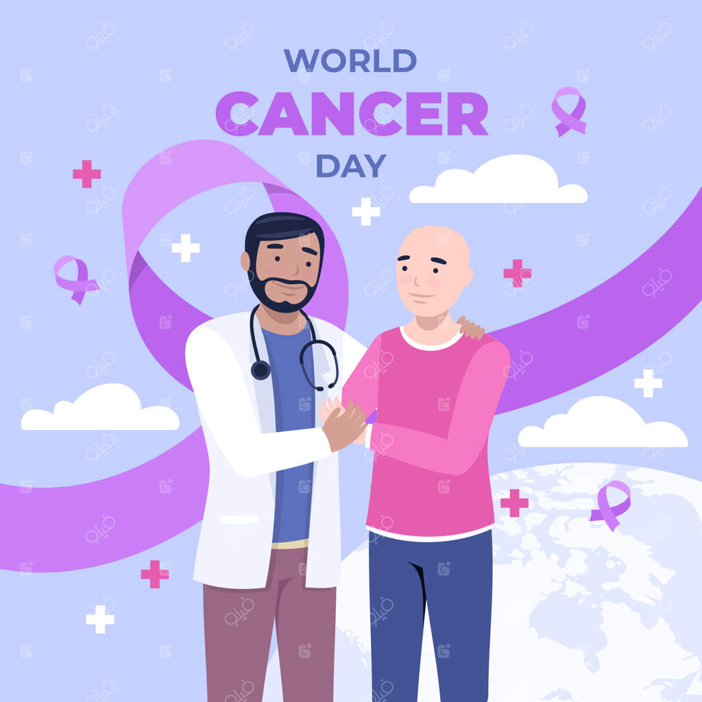 تصویرسازی روز جهانی مبارزه با سرطان