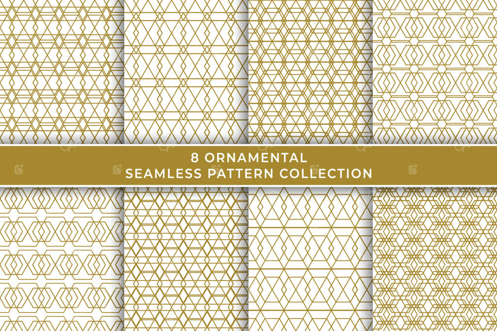 مجموعه گرافیکی وکتور طرح یکپارچه لوکس و جذاب