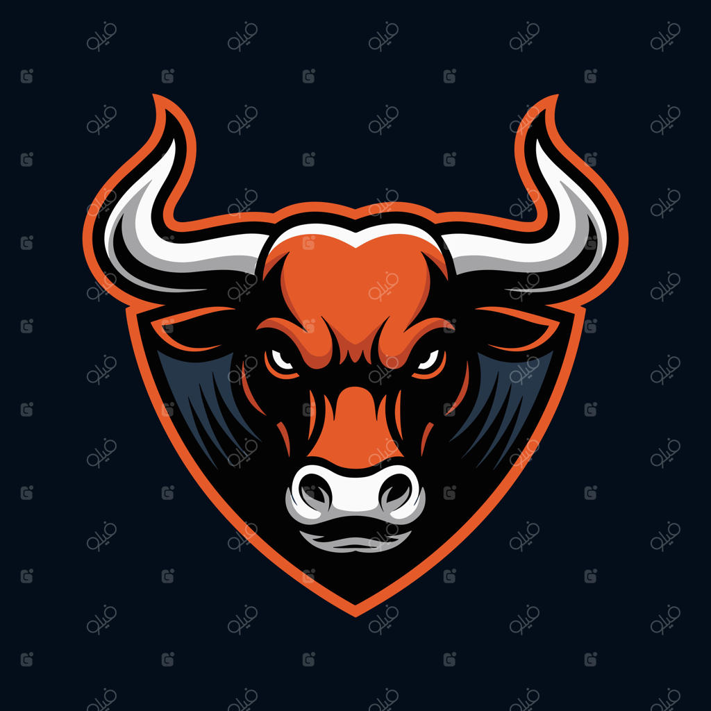طراحی لوگوی گاو وحشی برای
