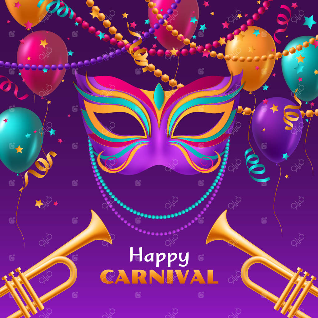 تصویرسازی واقع‌گرایانه برای مهمانی کارناوال