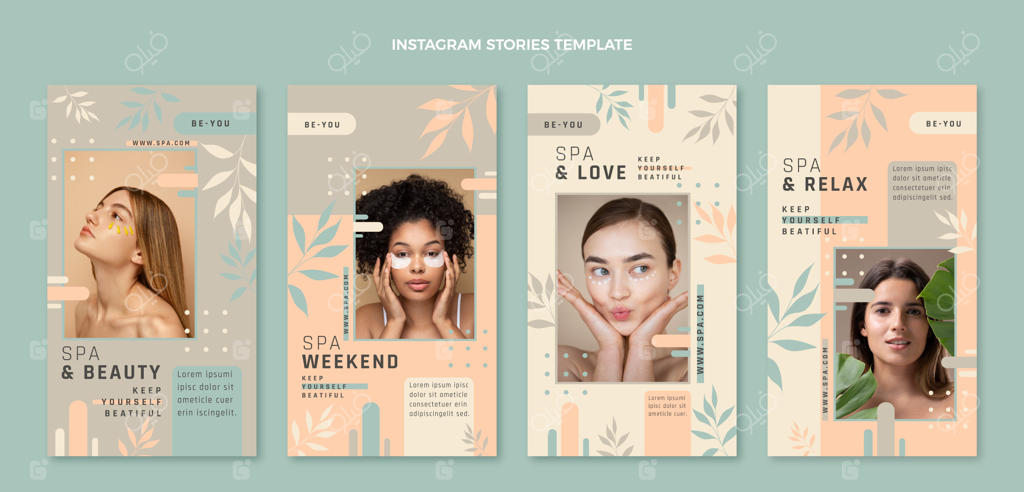 داستان‌های اینستاگرام با طراحی ساده