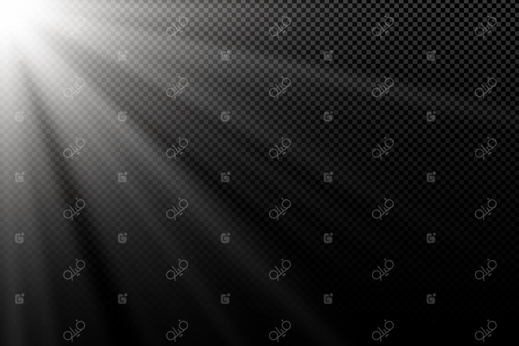 اثر نور سفید شیک: پرتوهای سفید، نور در تاریکی، انفجار درخشان، نور انتزاعی.