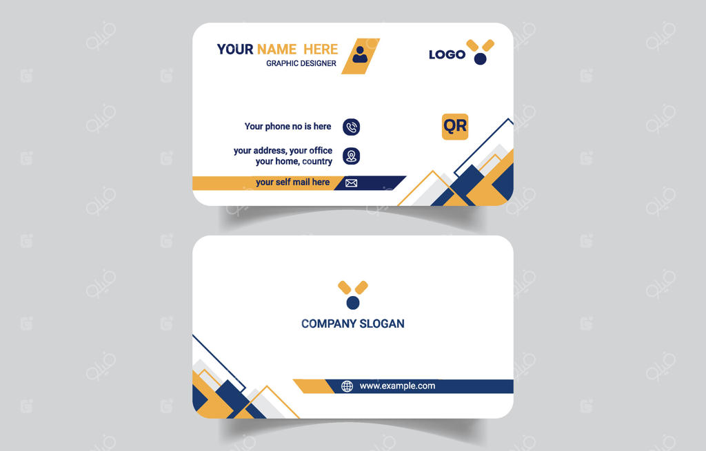 قالب طراحی کارت ویزیت شیک و زیبا