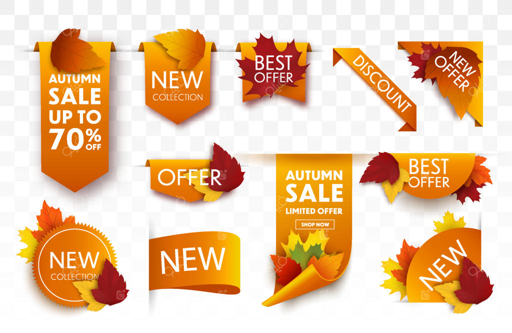 بنر ربان فروش پاییزی