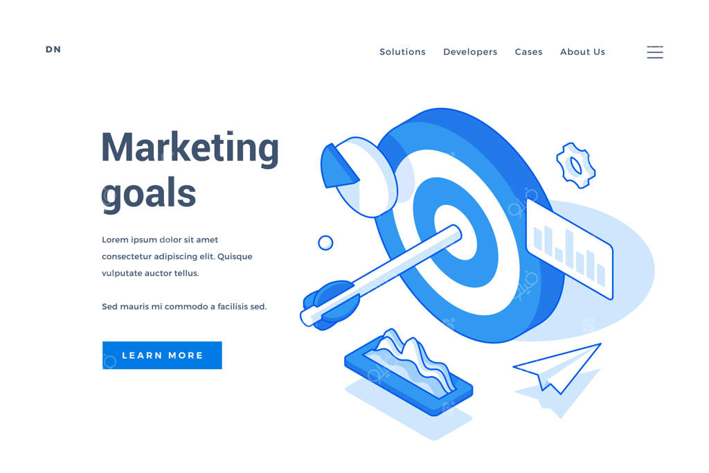 اهداف تبلیغاتی و بازاریابی بنرهای وب مدرن را دنبال کنید.