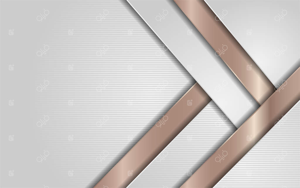 ترکیب زمینه سفید لوکس با خطوط طلایی درخشان