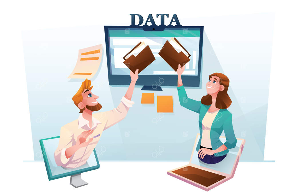 دو شرکت اسناد پشتیبان را برای اشتراک‌گذاری داده‌ها به اشتراک می‌گذارند.