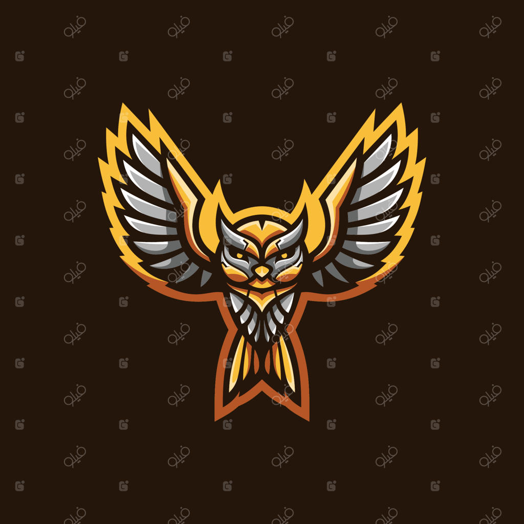 طرح وکتور مسکات جغد