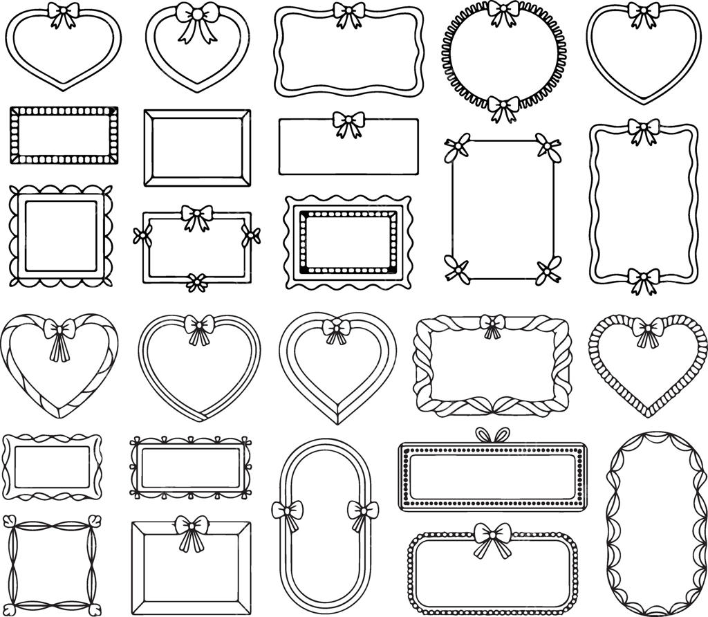 مجموعه هنری قاب‌های تزیینی و بازیگوش