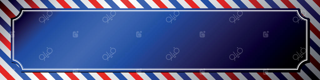 پس‌زمینه آرایشگاه به سبک آبی کلاسیک با خطوط ظریف و جزئیات قاب‌بندی تمیز