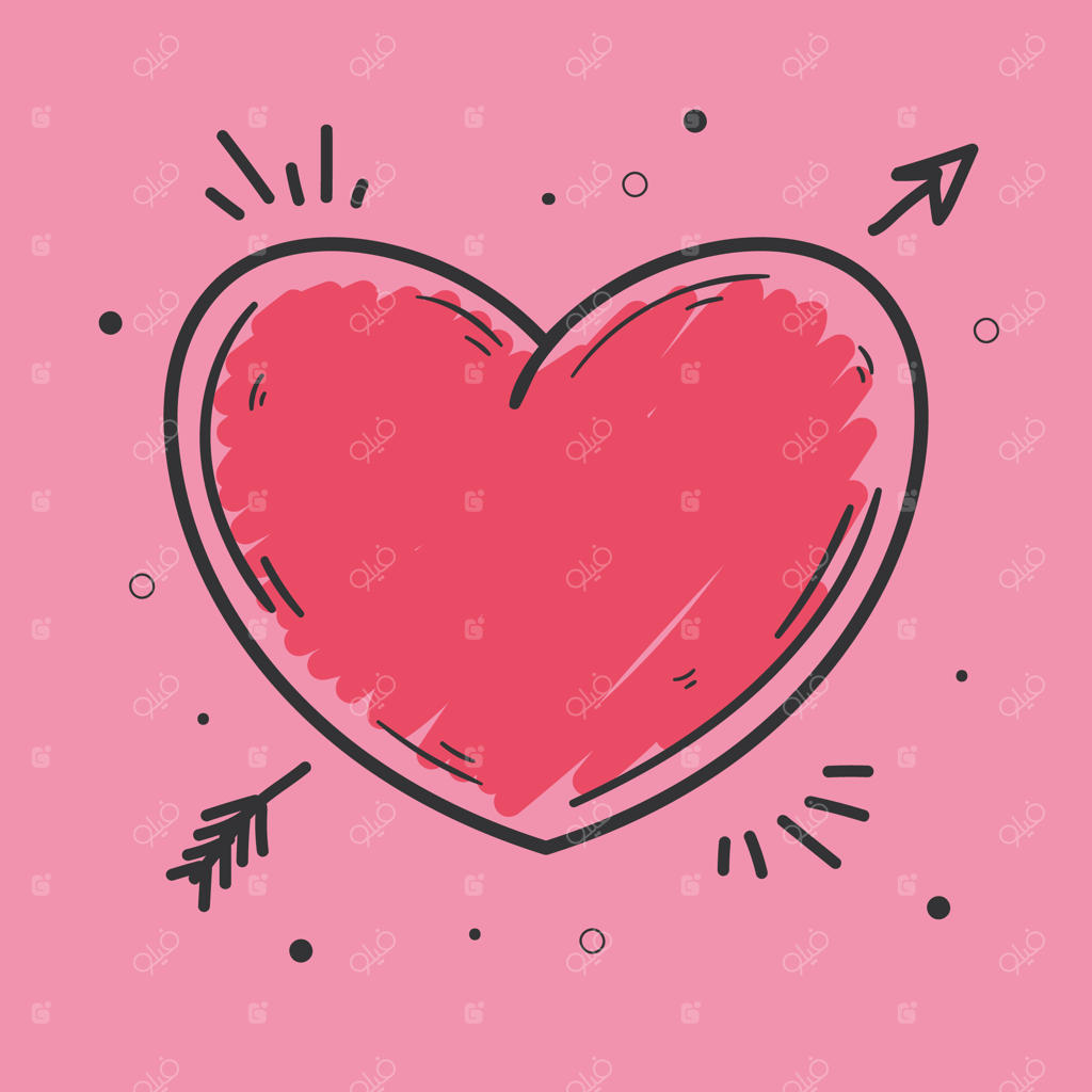 عشق قلبی با تیر