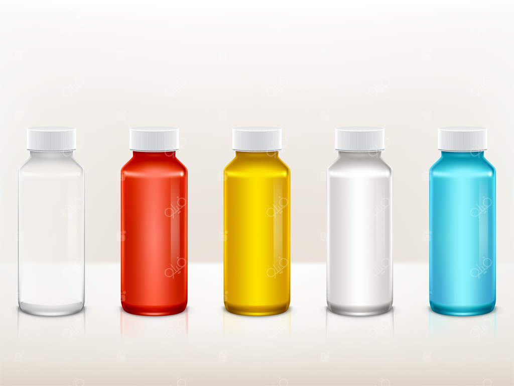 بطری پزشکی پلاستیکی واقعی