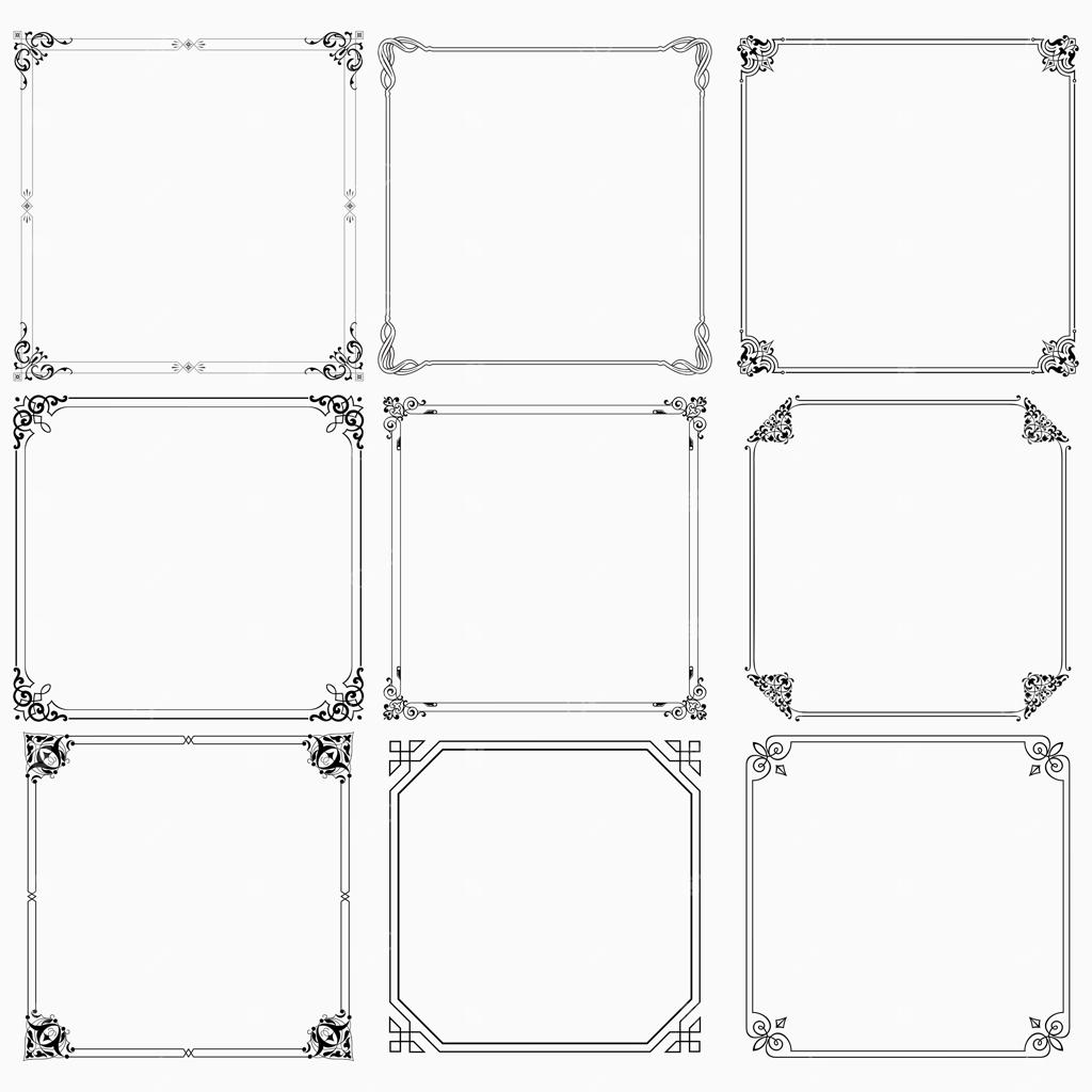 قاب‌های تزئینی (مجموعه ۱)