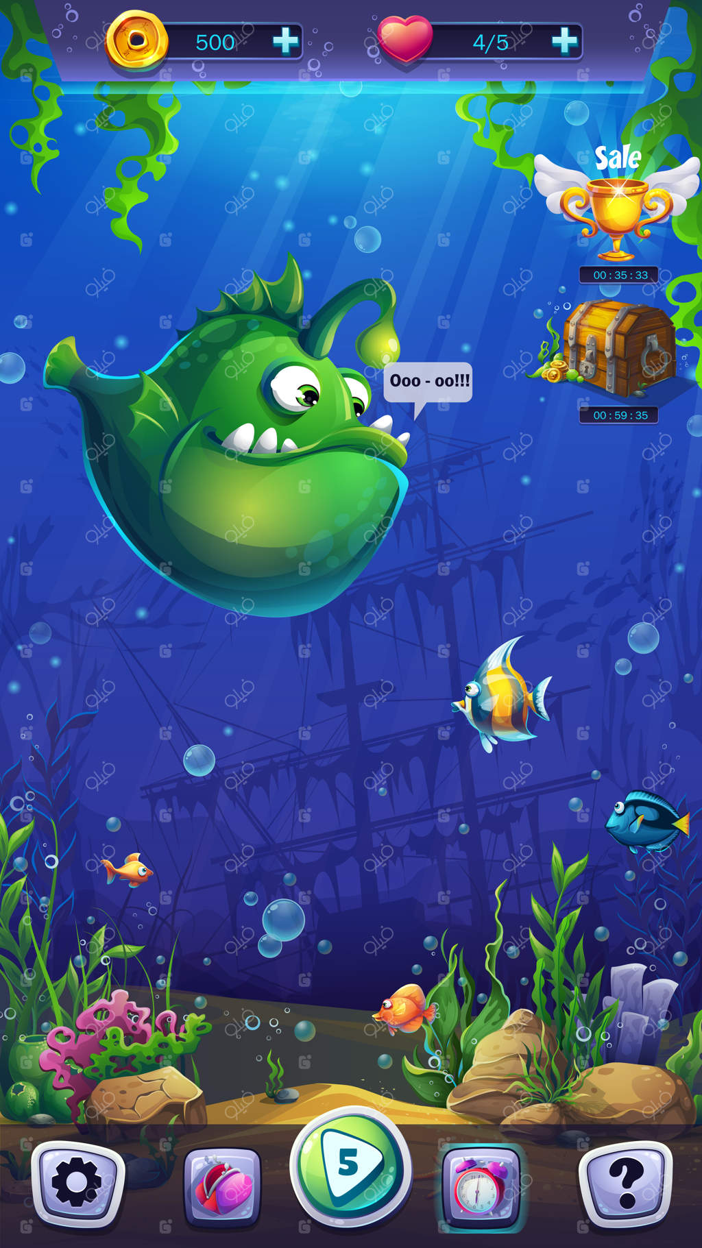 تصویر دنیای ماهی ماهجونگ: تبدیل میدان بازی موبایل به بازی کامپیوتری