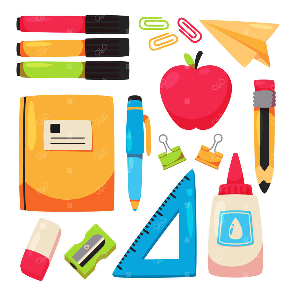 مجموعه المان‌های بازگشت به مدرسه فلت