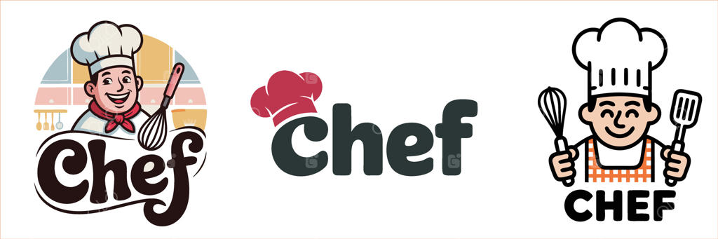 طرح‌های لوگوی سرآشپز